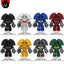 W1365-1372 Warhammer Saturn Terminator Extreme Warrior Minifigures