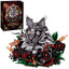 1056PCS MiYoo 88056 Maine Coon Flower