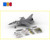 856PCS MOC-45041 General Dynamics F-16 Fighting Falcon | 1:34 Scale