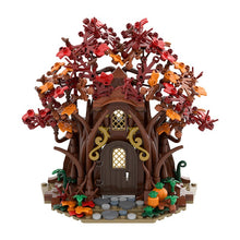 (Gobricks version) 421pcs MOC Woodland Elf House in Autumn