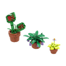 (Gobricks version) 373pcs MOC Small carnivorous bonsai plants