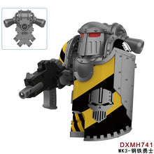 DXMH741-744 Warhammer MK3 Armor Extreme Warrior Minifigures