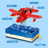 581pcsJIESTAR JJ9255 Hand-Cranked Pig Airplane