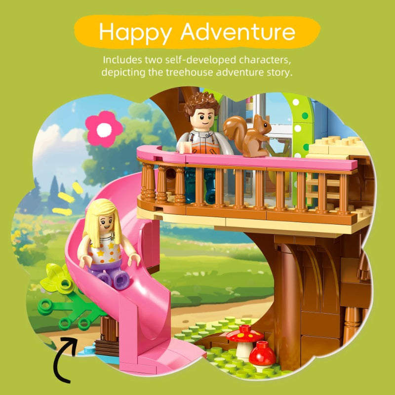 823pcs JIESTAR JJ9225 Rock Climbing Treehouse – Joy Bricks