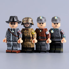 MTZ059-MTZ062 German soldier in World War II Minifigures