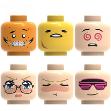 BJ1-BJ6 Minifigures Emoji accessories DIY collocation