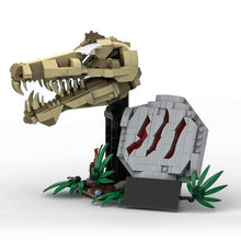 537PCS MOC-186989；Jurassic World、Jurassic Park(Dinosaur Fossils: T. rex Skull、76964)