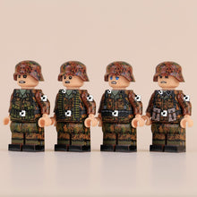 MTZ015-018 WWII Autumn Camouflage German Soldier Minifigures