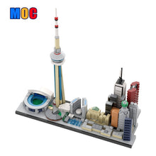 (Gobricks version) 970pcs MOC-220320 City of Toronto Skyline