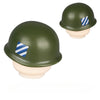 WWII US Army Officer Soldier Minifigure Helmet Weapon 5PCS