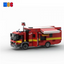 994PCS MOC-96322 London Fire Brigade LFB - Command Unit (Mercedes-Benz Atego)