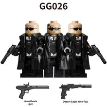 GG026 Special Ops Agent in Black minifigures