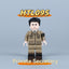 HTL095-096 World War II Private Secretary Brigade Captain Uniform Minifigures