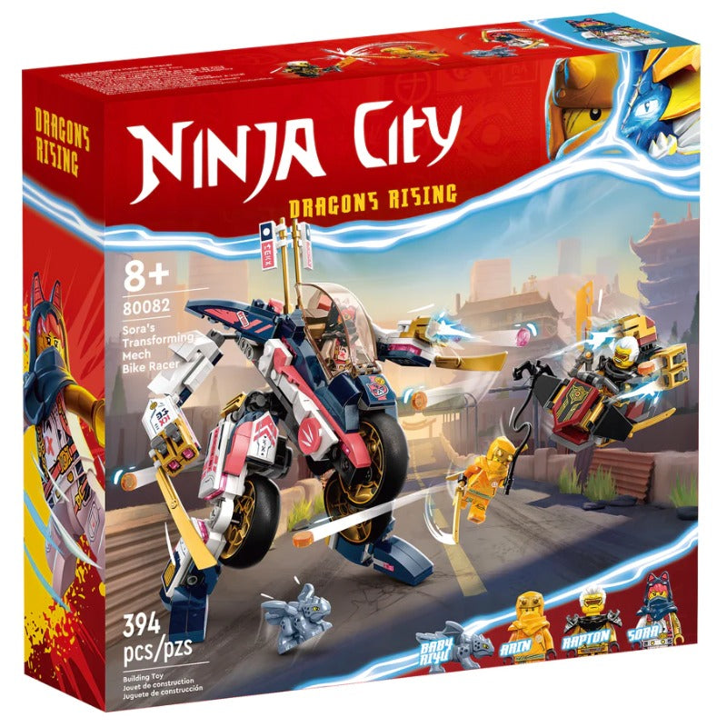 384 pcs 80082 Sora's Transforming Mech Bike Racer – Joy Bricks