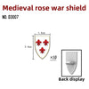 D3006-3011 Medieval Rose Wars Man's Shield