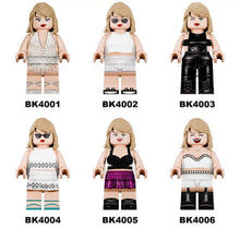 BK4001-BK4006 Singer Series Taylor Swift Minifigures