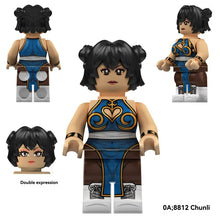 OA8811-8813 Fighting game Mai Shiranui Chun-Li Minifigures