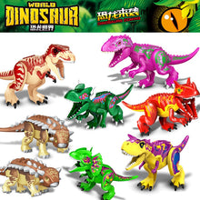YG77028-1-YG77113-7 Jurassic Tyrannosaurus Baryonyx World Dinosaur Minifigures