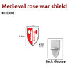 D3006-3011 Medieval Rose Wars Man's Shield