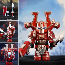 DXMH3004S DXMH3010S Warhammer Chaos Space Marines (Red & Gold) – Upgraded Version minifigures