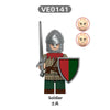 V1006 medieval castle series militia warriors Minifigures