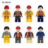 M8123 M1815 M8103 M8064 M1816 Urban construction workers minifigures