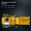1730PCS MouldKing 17101/17102 Yellow Mining Articulated Dump Truck/Red Mining Articulated Dump Truck