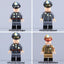 MTUV142-MTUV145 German Field Marshal General in World War II minifigures