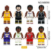 M8139 M8090 M1610 M8070 James Basketball Sports Minifigures