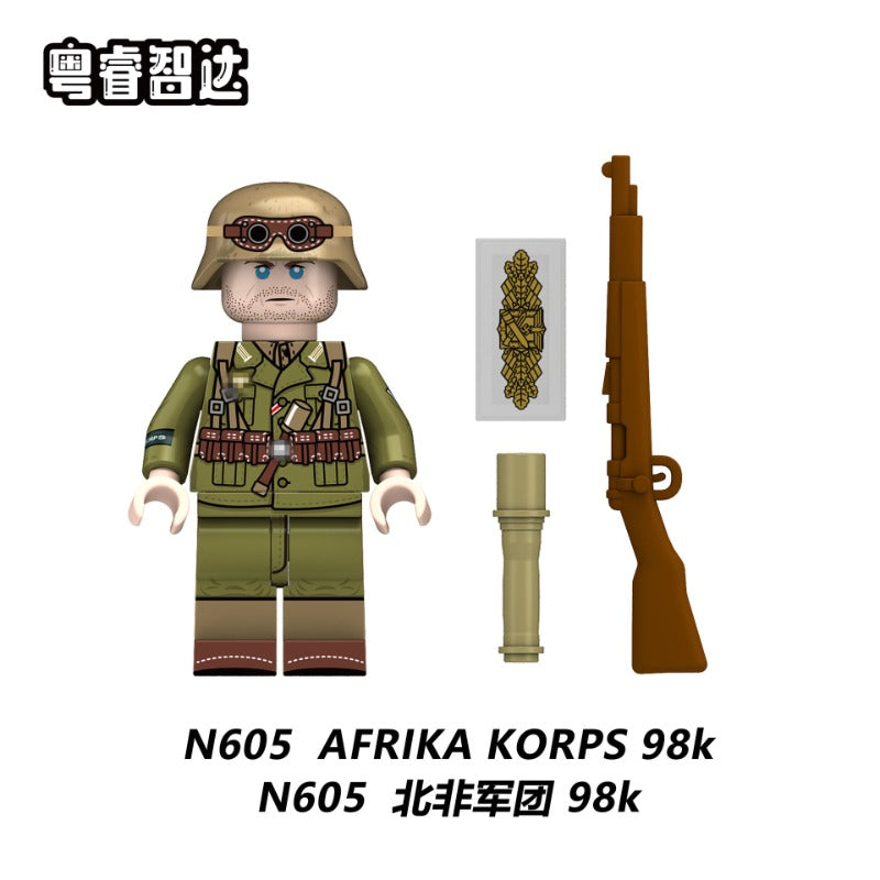 N605-608 North African Legion minifigure – Joy Bricks
