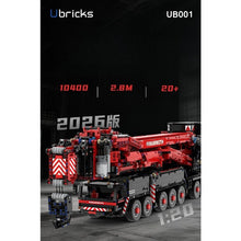 10400pcs/11660pcs Ubricks UB001 Liebherr LTM11200 Construction Crane (2026 updated version)