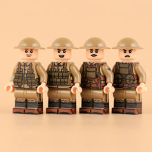 MTZ035-MTZ038 British Army in World War I Minifigures
