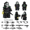 YZ00116B- YZ00127B Operation Delta Force (with black weapon fragments) - Military Special Forces Minifigures