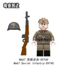 N667-670 World War II military Soviet infantry Minifigures