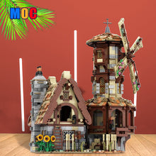 (Gobricks version)MOC-138190 MEDIEVAL WINDMILL