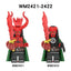 WM2421-2422 superhero Hellboy Minifigures