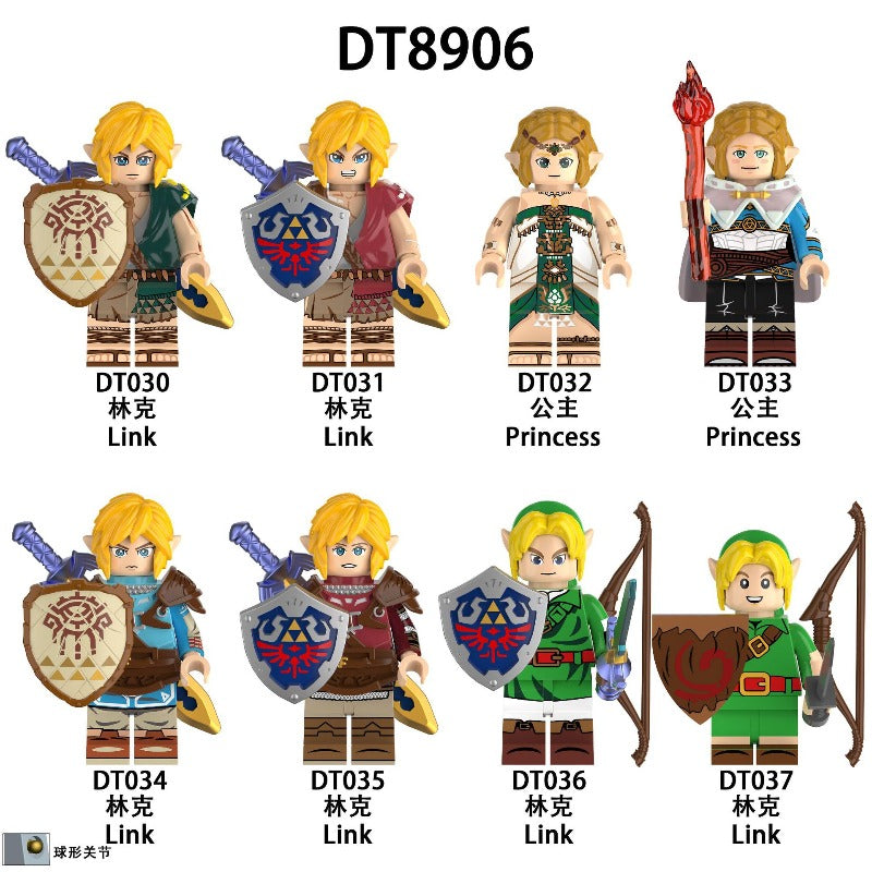 【トコぺデイア】 DT8906 Legend of Zelda series Link Princess Minifigures – Joy Bricks
