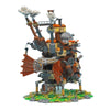 (Gobricks version) 1243pcs MOC Howl's Moving Castle