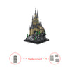 (Gobricks version) 596PCS MOC-135821 Microscale castle - 16x16 baseplate