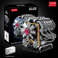 808pcs GISEGA GT V10 Engine Building Set [Motorized]
