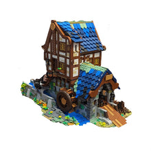 (Gobricks version) 4062pcs MOC-173041 Medieval Sawmill - Double 21325 Medieval Blacksmith Alternative Build