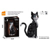725PCS Black and White Cat/Skull Cat