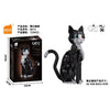 725PCS Black and White Cat/Skull Cat