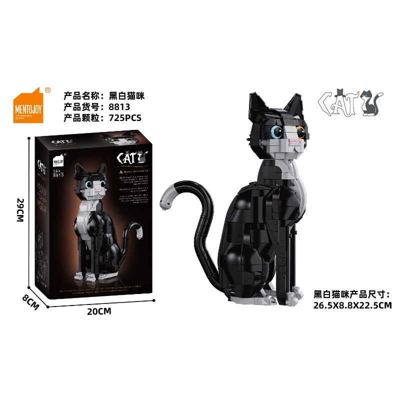 725PCS Black and White Cat/Skull Cat – Joy Bricks