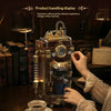 1091pcs HUIYOYOYI H1026 Vintage Steam Coffee Machine [Includes Rechargeable Battery Box & LED Light Strip]