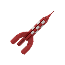 427pcs MOC-111429 Tintin Moon Rocket