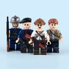 MTZ051-MTZ054 World War II French military personnel Minifigures