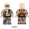 WS001-006 Classic presbyopia gangster tattoo Minifigures