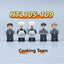 HTL105-109 World War II Cooking Team Minifigures