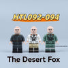 HTL092-094 World War II Desert Fox Soldier Minifigures